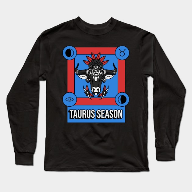 Taurus Long Sleeve T-Shirt by TeesMePlease